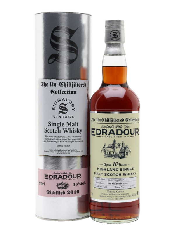 Signatory Vintage Edradour Sherry 10 Year Old Whisky (46% ABV) – Liquor Delivery Toronto