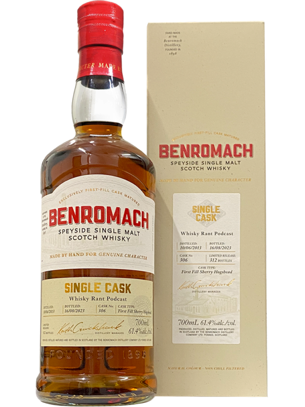 Benromach Single Cask – Sherry Hogshead 2013 #306 – Liquor Delivery Toronto